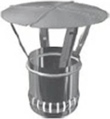 Produktbild von Schiedel Regenhaube, mit Sicherungsseil, und Seilkausche, 130, 1 Stk.