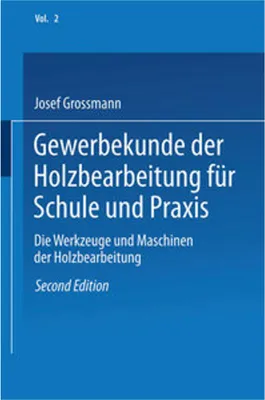 Obrázok produktu pre Gewerbekunde der Holzbearbeitung für Schule und Praxis