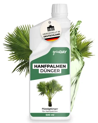 Produktbild von Hanfpalmen-Dünger 500 ml - flüssiger mineralischer NPK-Dünger mit Spurennährstoffen für Trachycarpus - für ca. 100 Liter Gießwasser