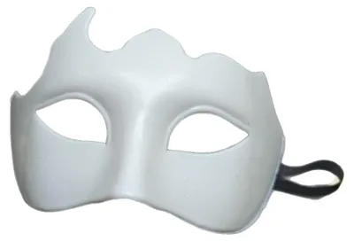 Produktbild von Halloween Masken - Halloween Kostüm Masken - Weiß -Masken - Kostümzubehör - für Halloween, Karneval, Cosplay & Kostümpartys