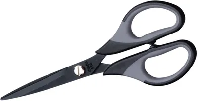 Produktbild von Schere antihaftbeschichtet 5,9 Zoll Länge 15cm gummierte Griffzone Packung mit 12 Stück