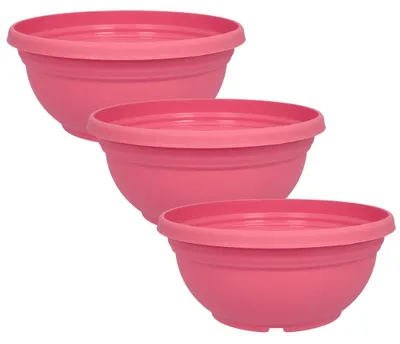 Produktbild von MePla - 3 Stück - Pflanzschale Orion 27 pink