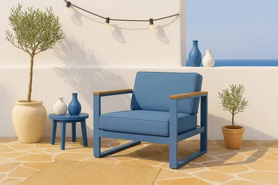 Zdjęcie produktu dla Fotel 1 osobowy Casablanca Blue na PATIO na TARAS