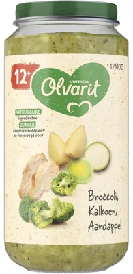 Immagine prodotto di Olvarit Broccoli Kalkoen Aardappel Babyvoeding 12+ Meanden 250g