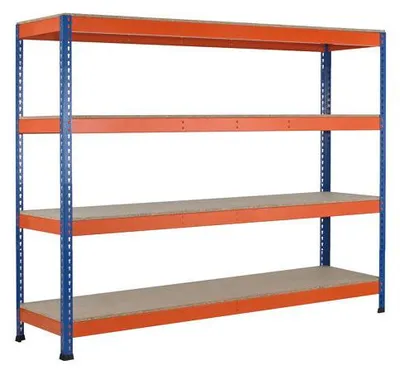 Produktbild von SCHULTE Schwerlast-Weitspannregal 18276-N blau 245,0 x 62,1 x 198,1 cm