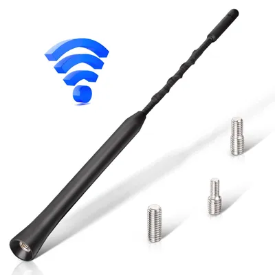 Autoantenne 23 cm, universeller Ersatz, FM/DAB-Empfang, schwarz