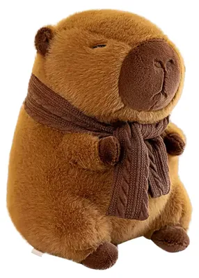 Imagen del producto de Gran peluche de capibara de 25 cm