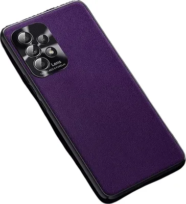 Produktbild von Hülle für Samsung Galaxy A52 5G Hülle Lila Silikon Kunstleder SM-A526B