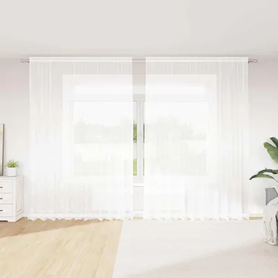 Immagine prodotto di Tende di design con drappeggi Bianco 300x260cm Poliestere - Tende e tendaggi 2025 Nuovo4465953 1pacco