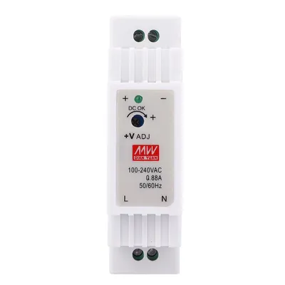Zdjęcie produktu dla DR-15-12 Zasilacz impulsowy na szynę DIN z pojedynczym wyjściem, 12 V, 1,25 A, 15WDR-15-12