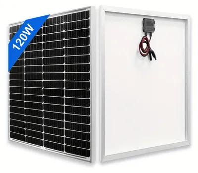 Produktbild von 120W Solarmodul - Solarpanel - Solarzelle - Inselanlage - Monokristallin - Hoher Wirkungsgrad