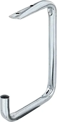Zdjęcie produktu dla Alberts 856106 Hak sufitowy, zakrzywiony, ocynkowany na niebiesko, wysokość całkowita 160 mm, głębokość haka 110 mm, średnica Ø12 mm, zestaw 5 szt