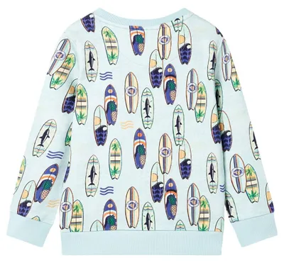 Produktbild von vidaXL Kinder-Sweatshirt Hellblau Melange 116