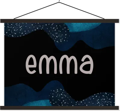 Produktbild von MuchoWow® Textilposter Emma - Pastell - Mädchen 150x113 cm mit schwarzem Rahmen - Wohnzimmer