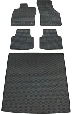 Produktbild von Rigum Gummi Fußmatten + Kofferraumwanne im Set für VW Passat B8 3G Variant