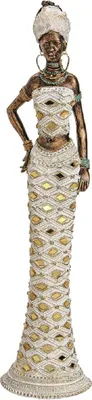 Produktbild von Afrikanerin 33 cm Dekofigur afrikanische Frau