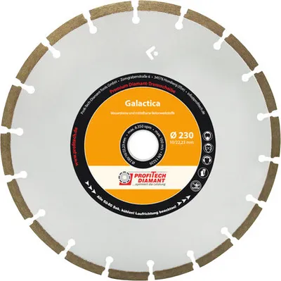 Produktbild von Diamanttrennscheibe Profitech Diamant Galactica Ø 230x22,23 mm