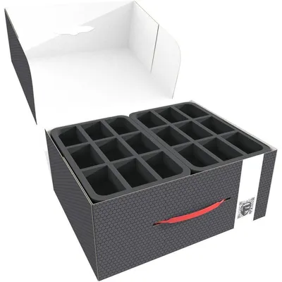 Immagine prodotto di Scatola portaoggetti FSLB150 per modellini di auto in scala 1:64 – Per riporre in modo sicuro fino a 54 veicoli