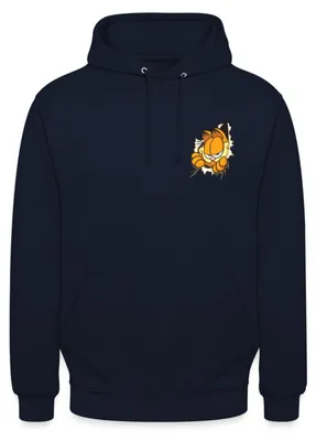Produktbild von Spreadshirt Garfield Hier Ist Garfield Uni Hoodie, XXL, Navy