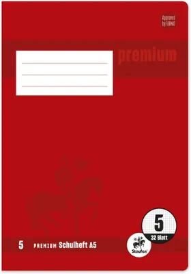 Produktbild von Staufen® 734010605 Heft PREMIUM LIN 5 - A5, 32 Blatt, 90 g/qm, kariert