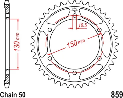Obrázok produktu pre Zębatka ESJOT "35016"
530