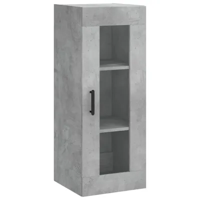 Imagen del producto de Armario de pared gris hormigón 34,5x34x90 cm