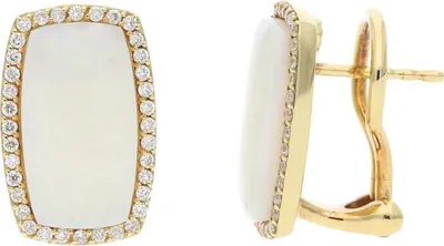 Produktbild von JuwelmaLux Steckclip 585 Gold mit Opal und Brillant JL30-06-2135
