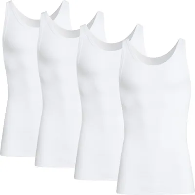 Produktbild von Con-ta Herren-Unterhemd 4er-Pack weiß 8