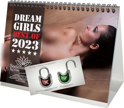 Produktbild von Sexy Dreamgirls DIN A5 Tischkalender Querformat für 2023 Erotik - Seelenzauber