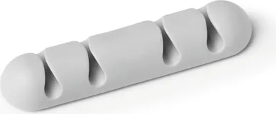 Produktbild von Durable Kabel-Clip 20x12x82mm gr 2St CAVOLINE® für 4 Kabel sk