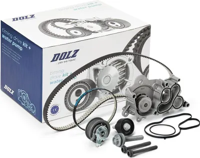 Produktbild von DOLZ KD150 Zahnriemensatz + Wasserpumpe für VW Golf VII Schrägheck (5G1, BQ1, BE1, BE2) Polo Schrägheck (6R1, 6C1) Golf VII Variant (BA5, BV5)