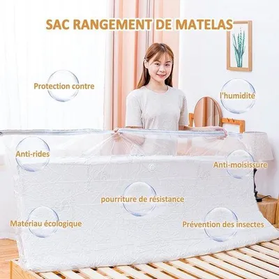 Produktbild von Famanu Aufbewahrungssäcke für Matratzen, Vakuumverpackung 240 x 120 cm, wasserfest und wiederverwendbar