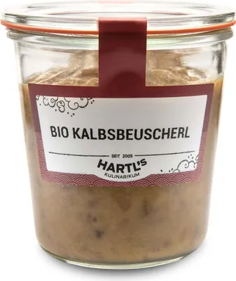 Produktbild von Kalbsbeuscherl 460g - Fertiggericht von Hartls Kulinarikum
