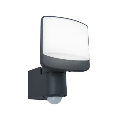Zdjęcie produktu dla Lampa elewacyjna kinkiet zewnętrzny SUNSHINE - CZUJNIK RUCHU antracyt Lutec 7625701345