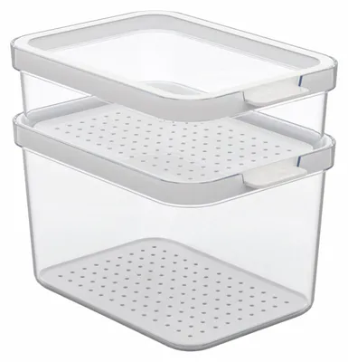 Immagine prodotto di Rotho Cauma Set Koelkastorganizer 1.2L + 2.15L Transparant