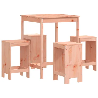 Produktbild von vidaXL 5-tlg. Gartenbar-Set Massivholz Douglasie