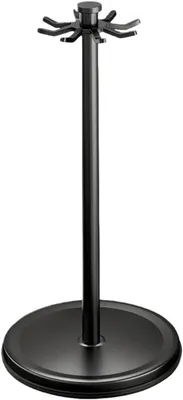 Produktbild von Drehbarer Halter für Küchenutensilien mit 8 Haken, Organizer für die Arbeitsplatte, platzsparend, Grau, 44,5 x 21,7 cm (schwarz)