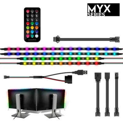 Immagine prodotto di Kit doppio monitor LED MYX per PC da gioco