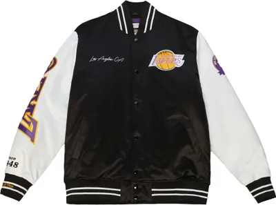 Produktbild von Mitchell & Ness NBA Team Origins Satin Jacket L.A Lakers black/white XXL