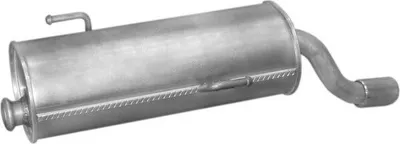 Produktbild von POLMO 19.198 Endschalldämpfer passend für PEUGEOT 206 Schrägheck (2A/C) Auspuff