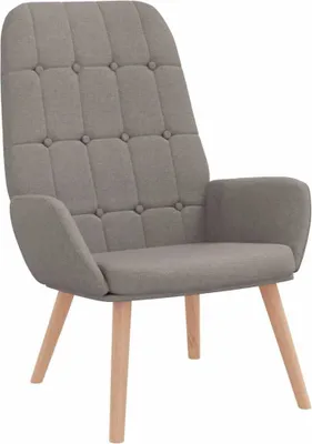 Zdjęcie produktu dla vidaXL Fotel Relax tkanina taupe
