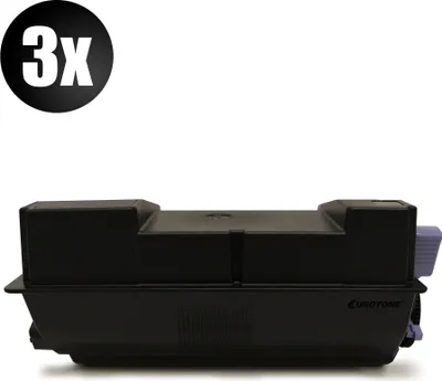 Produktbild von 3x Eurotone Toner Alternative für Kyocera 1T02MT0NL0 TK3110 Black Schwarz
