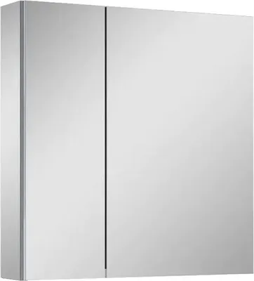 Produktbild von Spiegelschrank Basic 60, 60,6 × 61,8 × 12,9 cm, silber