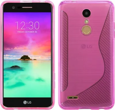 Produktbild von LG K9 Handy Silikon Schutzhülle Cover Case Pink