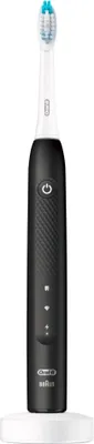 Produktbild von Oral-B Pulsonic Slim Clean 2000 Elektrische Schallzahnbürste/Electric Toothbrush, 2 Putzmodi für Zahnpflege und gesundes Zahnfleisch mit Timer, Designed by Braun, schwarz, 1 stück (1er Pack)