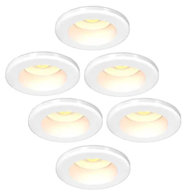 Image de Ledvion lot de 6 spot LED blanc 4W CCT neutre etanche IP65