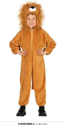 Produktbild von Löwe Kinder Jumpsuit, Größe: 3 - 4 Jahre Farbe: Braun