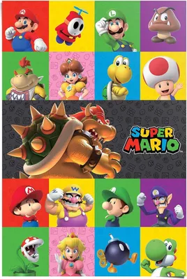 Produktbild von Super Mario - Characters - Poster 61x91,5 cm