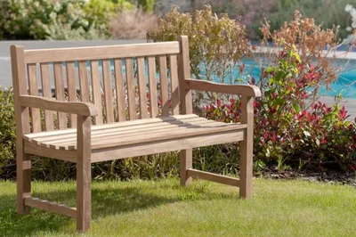 Image de FUN - Banc de jardin Java en bois Teck