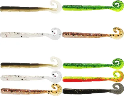 Produktbild von Westin Ned Worm Curltail 5 cm 0,5 g Fireflash 6 Stück